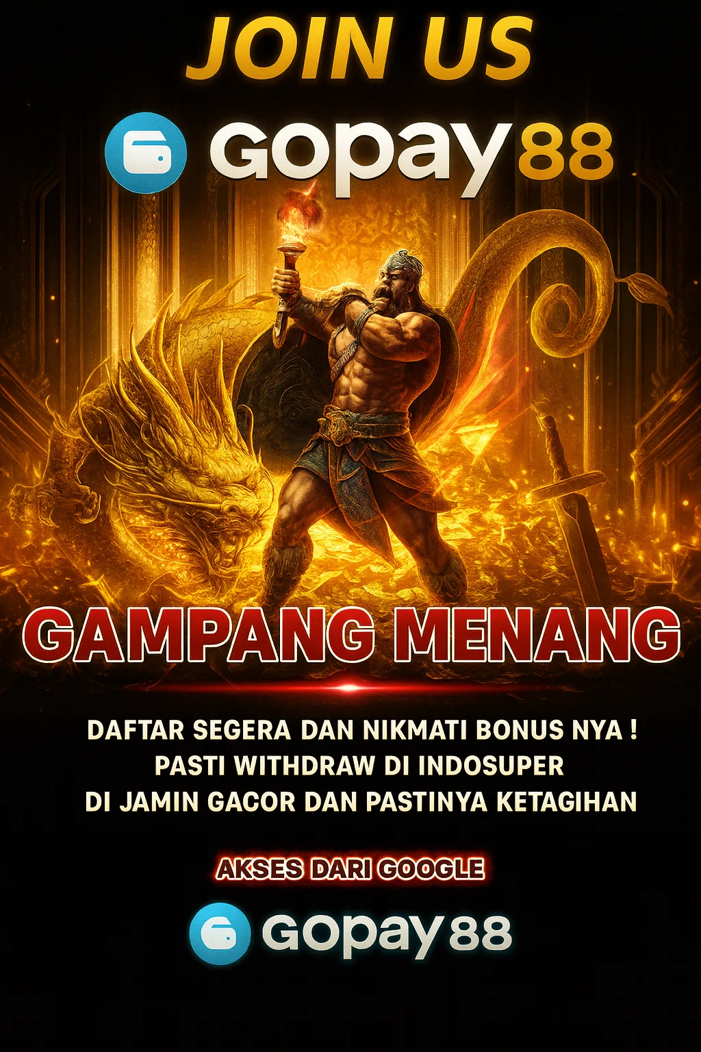 Gopay88 : Cuma Gopay 88 Game Online Terbaik hadiah Tiap Hari
Gopay88 : Cuma Gopay 88 Game Online Terbaik hadiah Tiap Hari